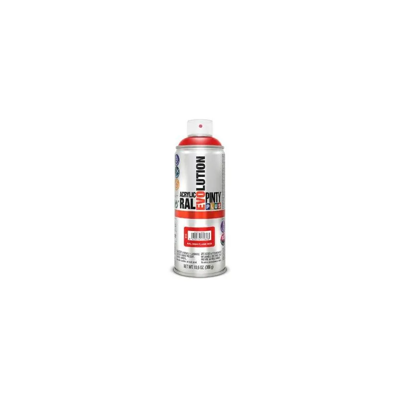 Pintyplus - vernice spray acrilica lucida 520 cc ral 3000 rosso - 615