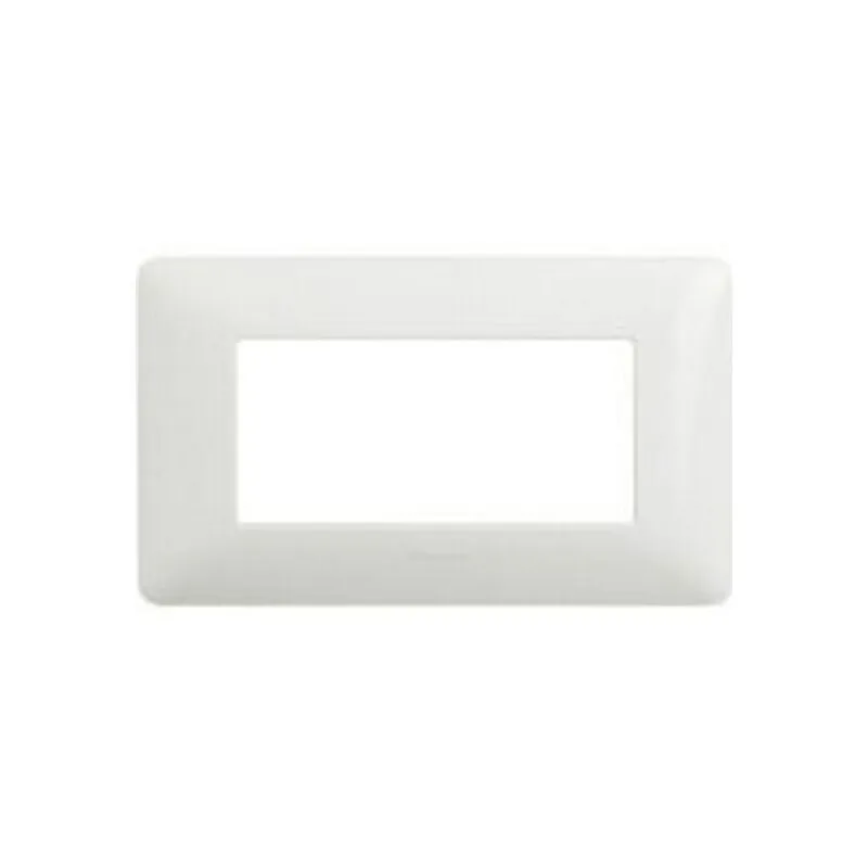 Placca 4 Moduli Matix, in Tecnopolimero, Bianco Bticino AM4804BBN