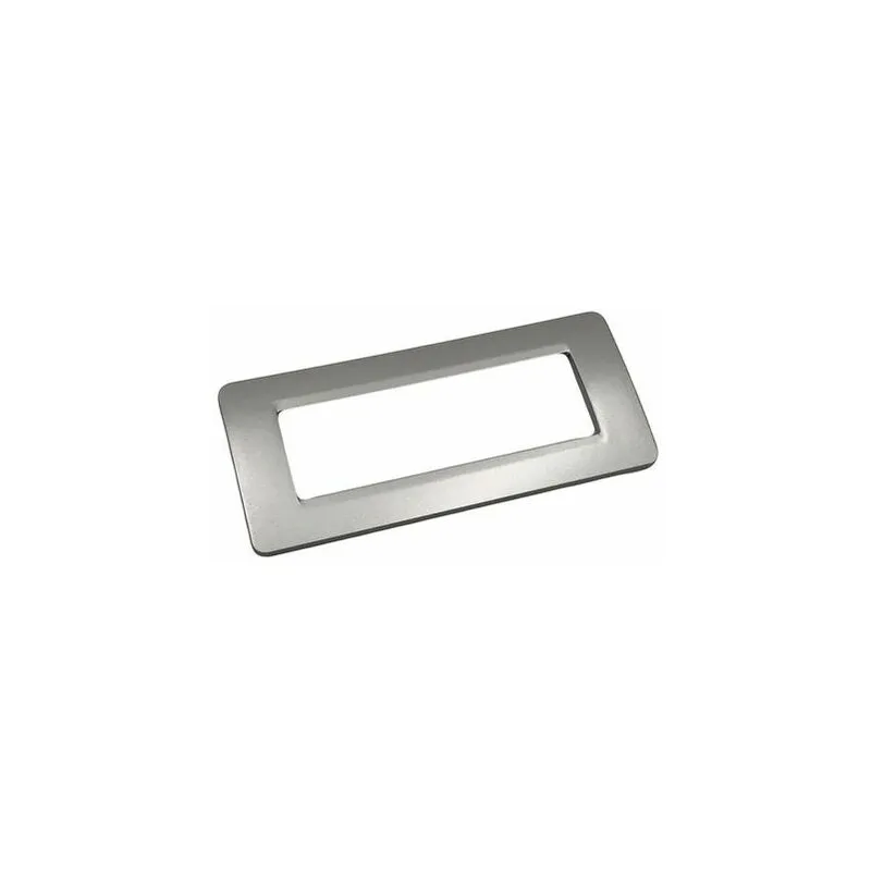 Placca 6 posti Silver Compatibile con Bticino matix come am4806msl