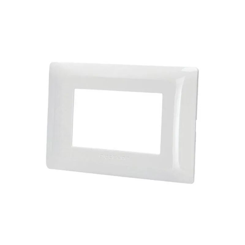 Placca coprifrutti ab matix bianco posti 3 mm 120x85 (8 pezzi)