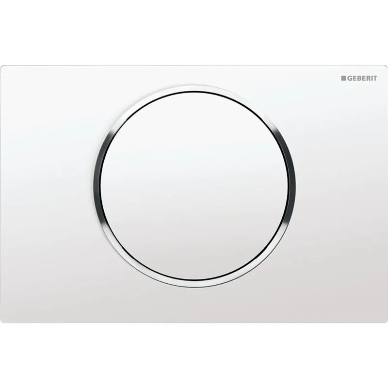 Sigma 10 Placca Di Comando Bianco/cromato lucido/bianco 115.758.KJ.5 Bianco Cromo - 