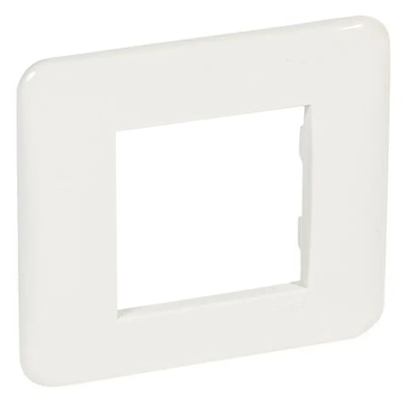 Placca Legrand Serie Cross 2 Posti Bianca 680531