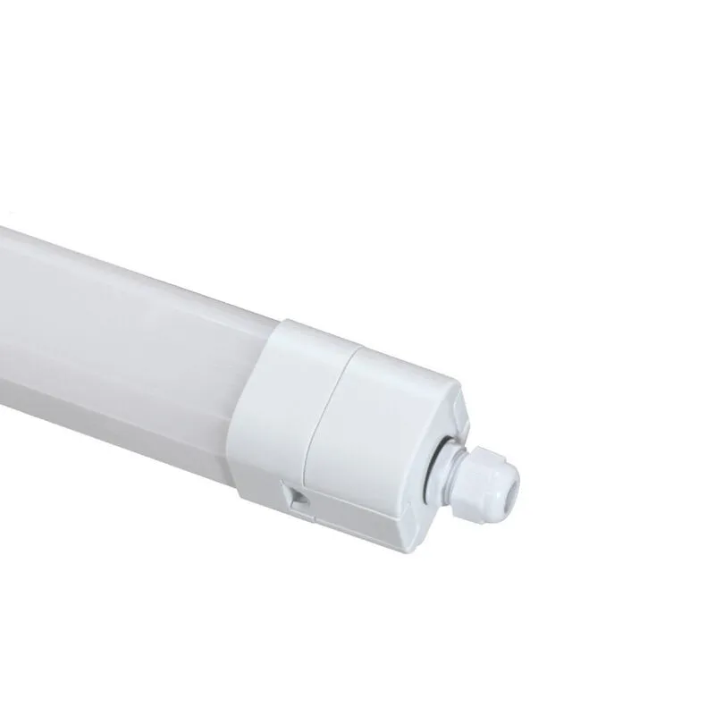 Plafoniera neon per esterno a led lampada tubo da soffitto 36 watt 120 cm impermeabile IP65 luce fredda 6500k