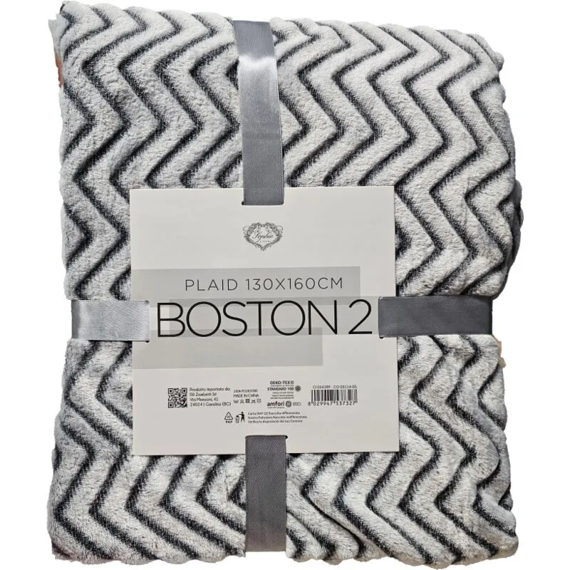 Plaid Boston 2 - 130 x 160 cm - Fantasie Varie