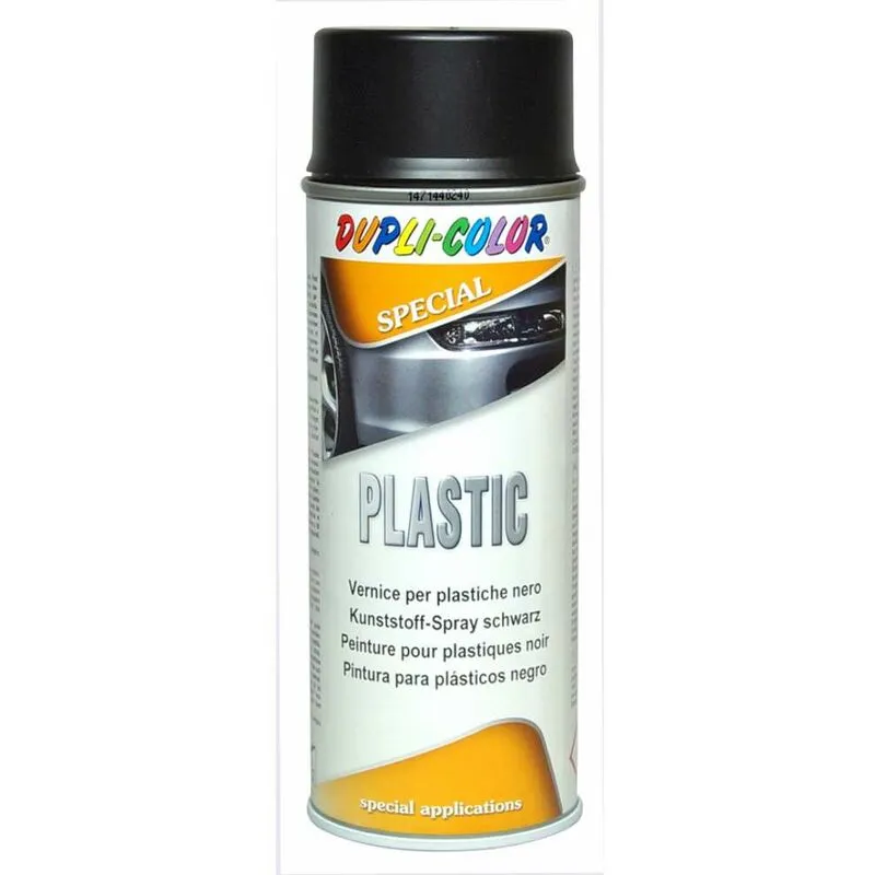 Motip Dupli - Vernice Spray plastic per plastiche nero 400 ml