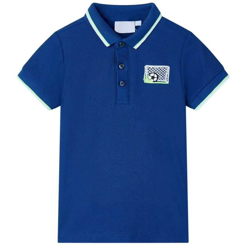 Vidaxl - Polo da Bambino Blu Scuro 116