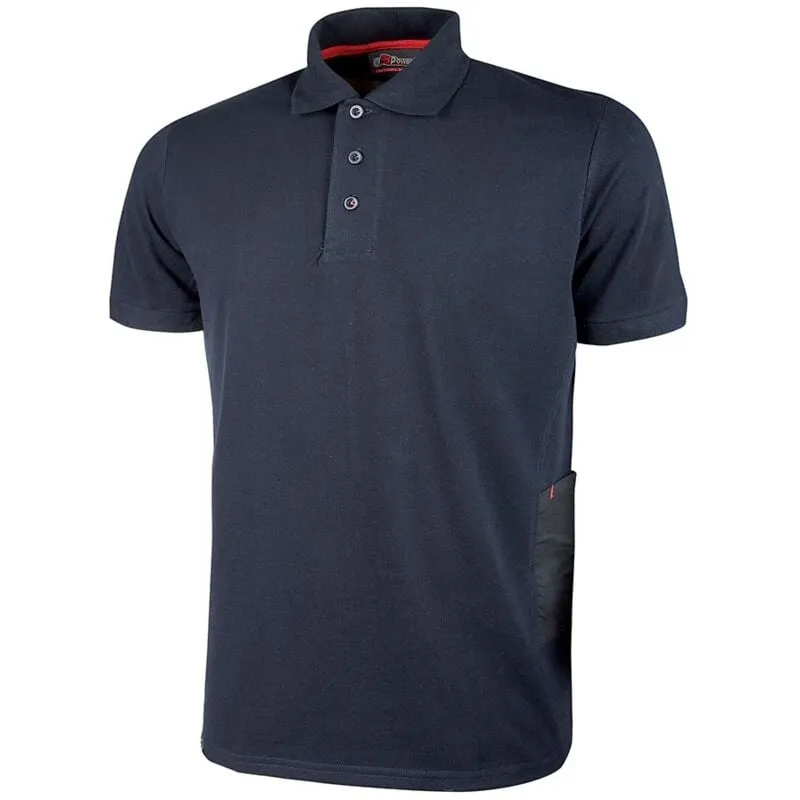 U-power - Polo da lavoro gap Slim fit colore blue xxl