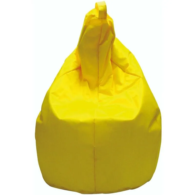 King Home - Pouf Comodone 80x120h cm sfoderabile giallo