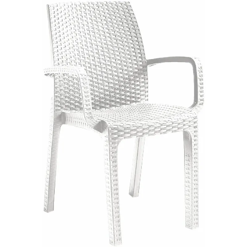 Bica - Sedia in polipropilene 'verona armchair' bianco