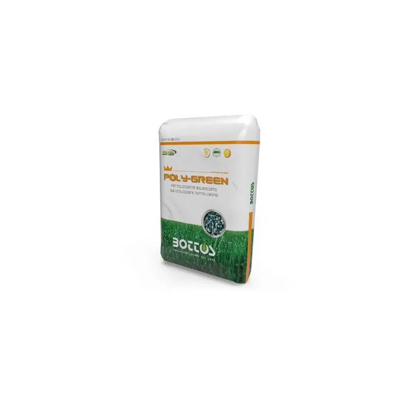 Poly green 18-8-12 Concime prato cessione controllata universale 25 kg - Bottos