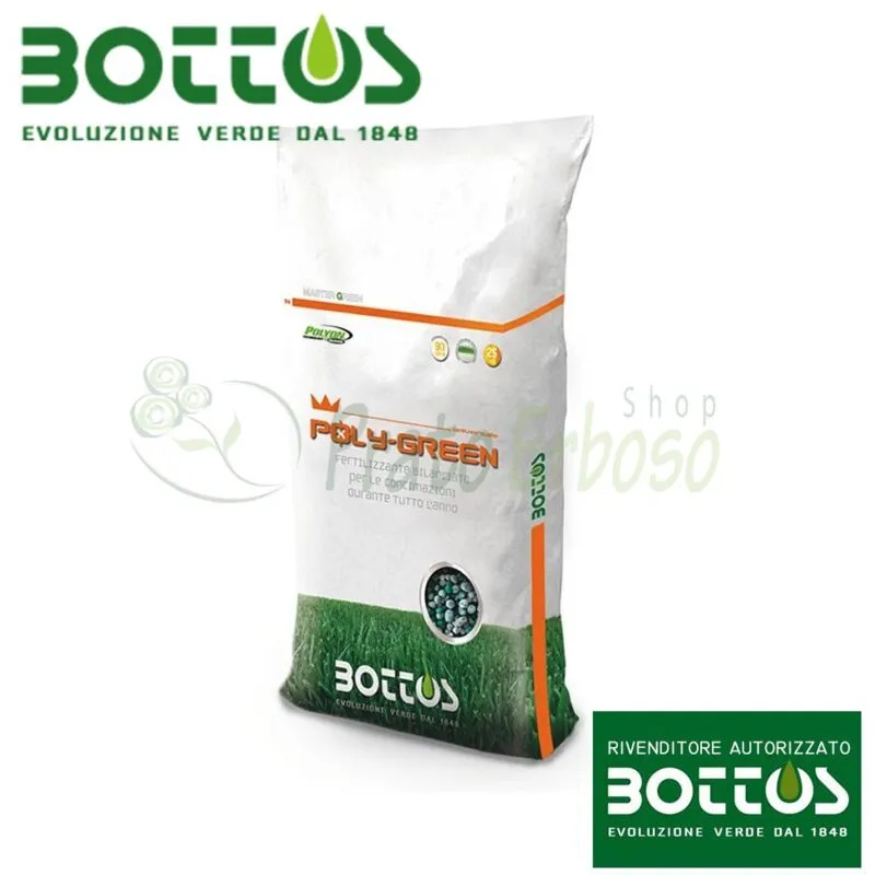 Poly Green 18-8-12 - Fertilizzante per prato da 25 Kg