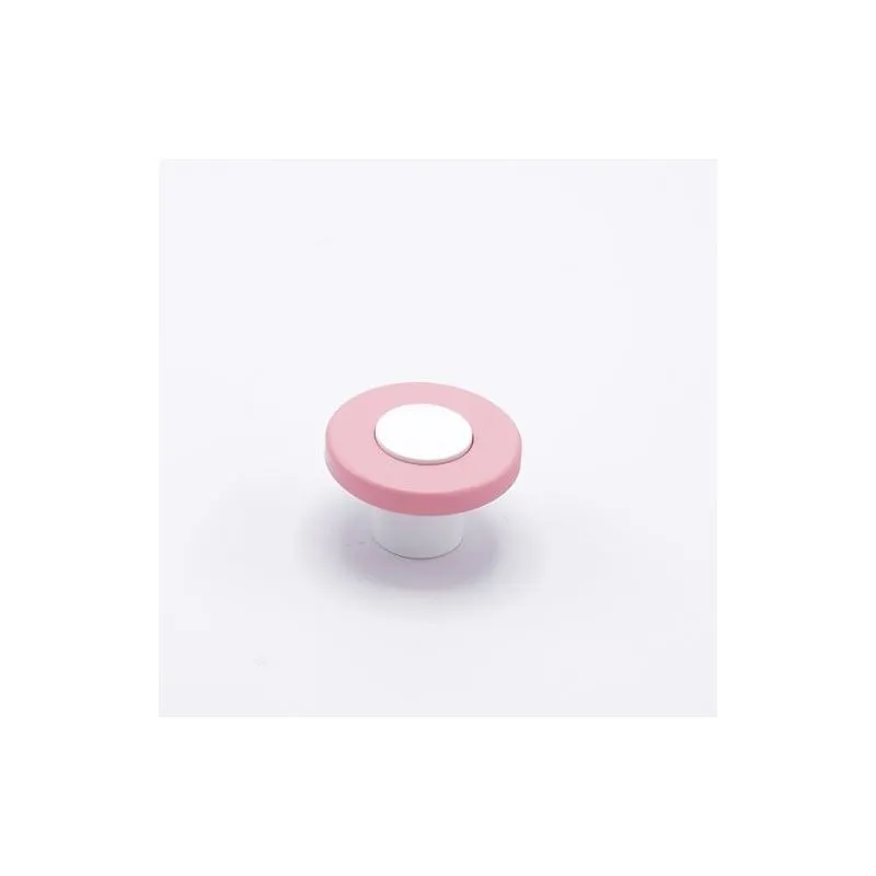 Sicashop - Pomolino Bimbi per camerette Profondità 25 mm Rosa Made In Italy