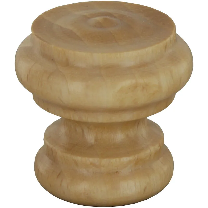 Capaldo - pomolo in legno nat. art. 102C MM.30. Prezzo per 1 pezzo.