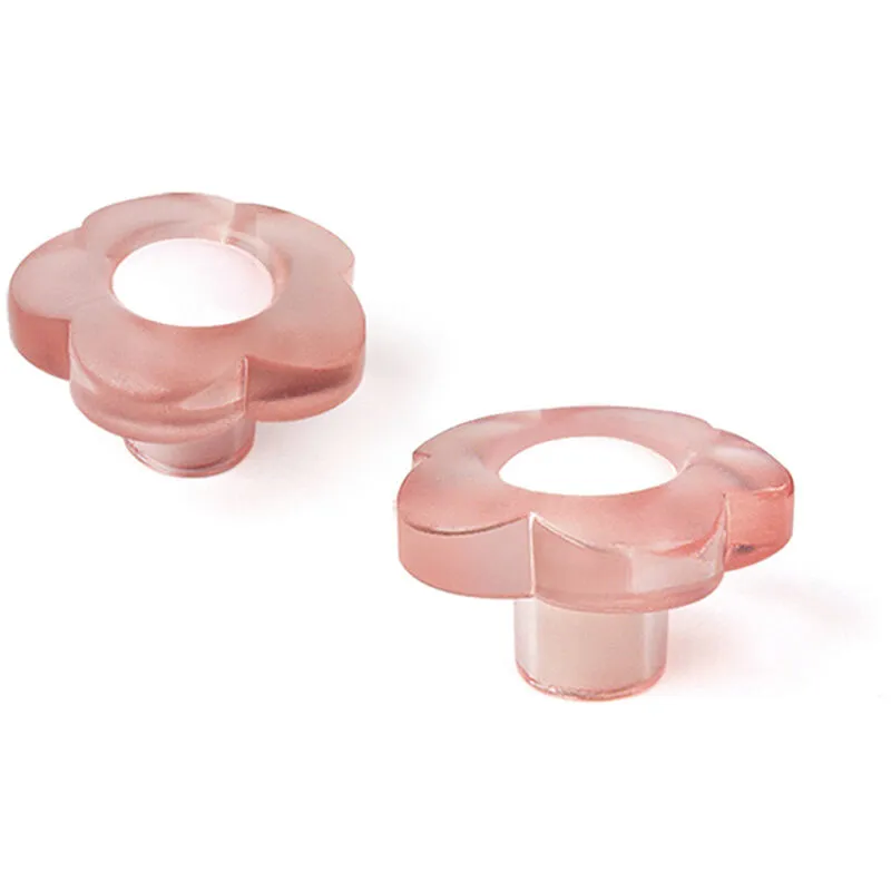  - Manopola per mobili Stile giovanile infantile In abs Finitura rosa Misure 343420mm Sistema di fissaggio 1 unità