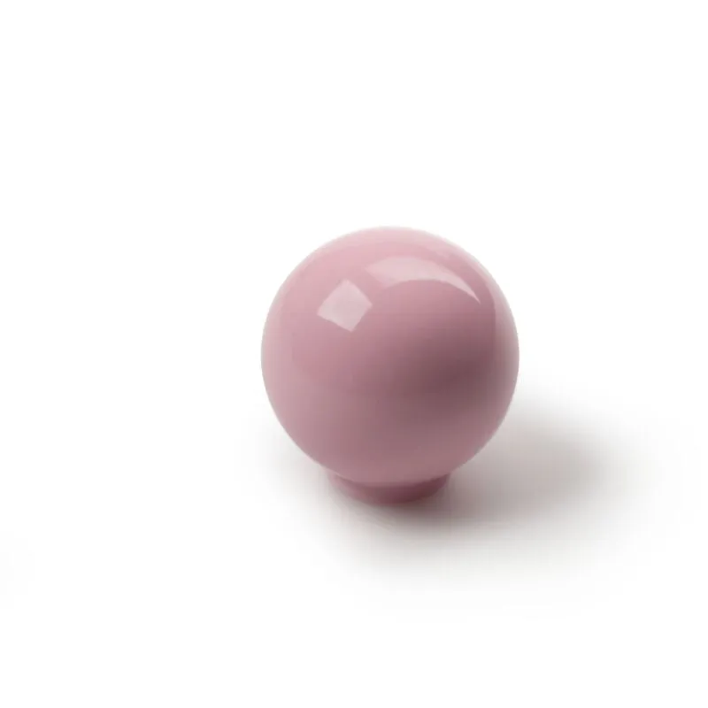  - Pomello per mobili Stile decorativo Realizzato in abs Versione rosa Dimensioni 282829 mm Sistema di fissaggio 1 unità