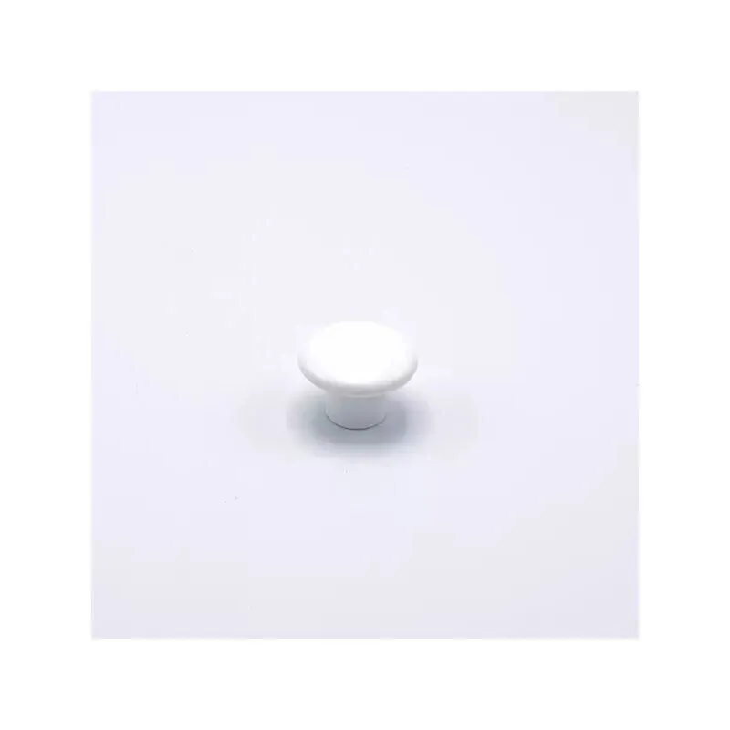 Pomolo tondo laccato bianco 32x22mm - 006 Little