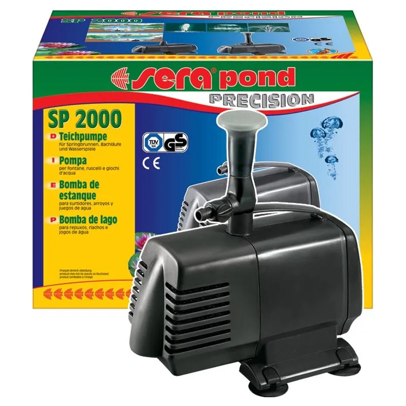 Pond Precision sp 2000 - Pompa per Laghetto Completa di Giochi D'acqua - Portata 2470L/H Consumo 98watt - 