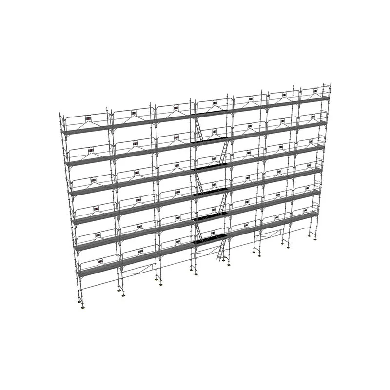 Ponteggio 180m² - Struttura + Piani + Fermapiedi + Parapetto - DUO308GC-SPP