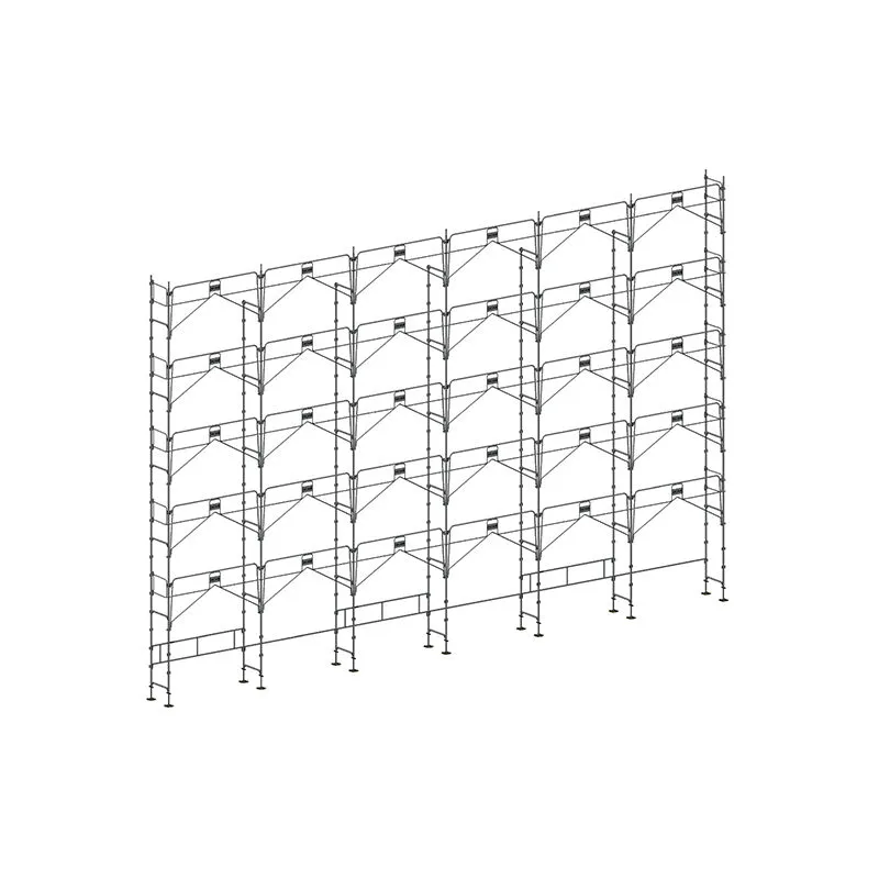 Ponteggio 180m² - Struttura sola + Parapetto - DUO228GC-S