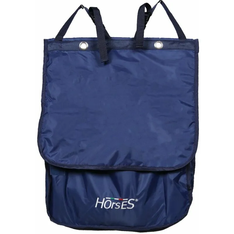 Horses - Portaoggetti da box in nylon 56 x 70 cm: Full, Nero