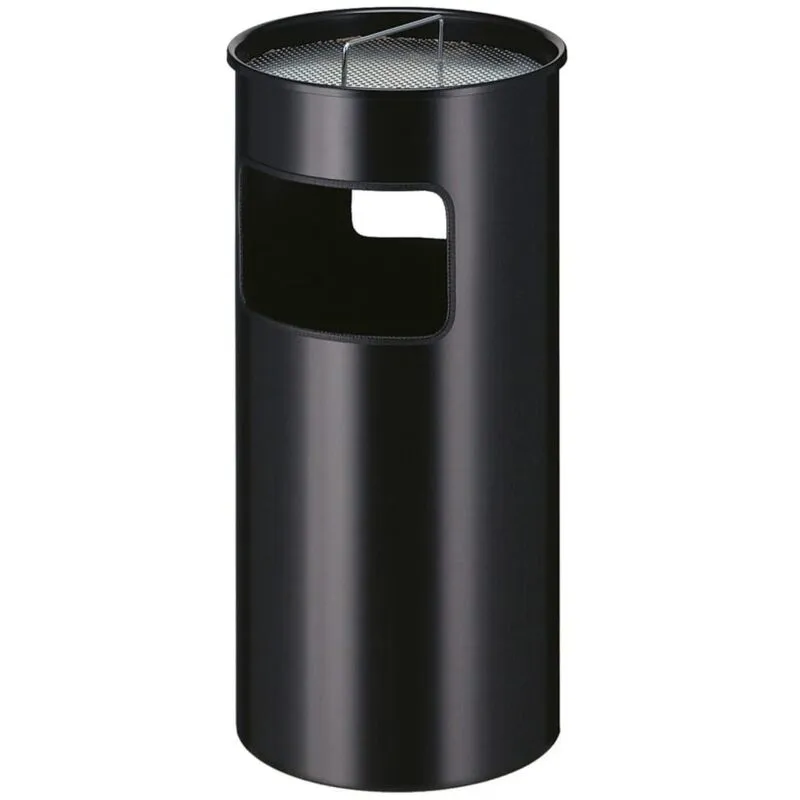 Certeo - Posacenere e Cestino per Carta 50 l Nero V-Part - Nero