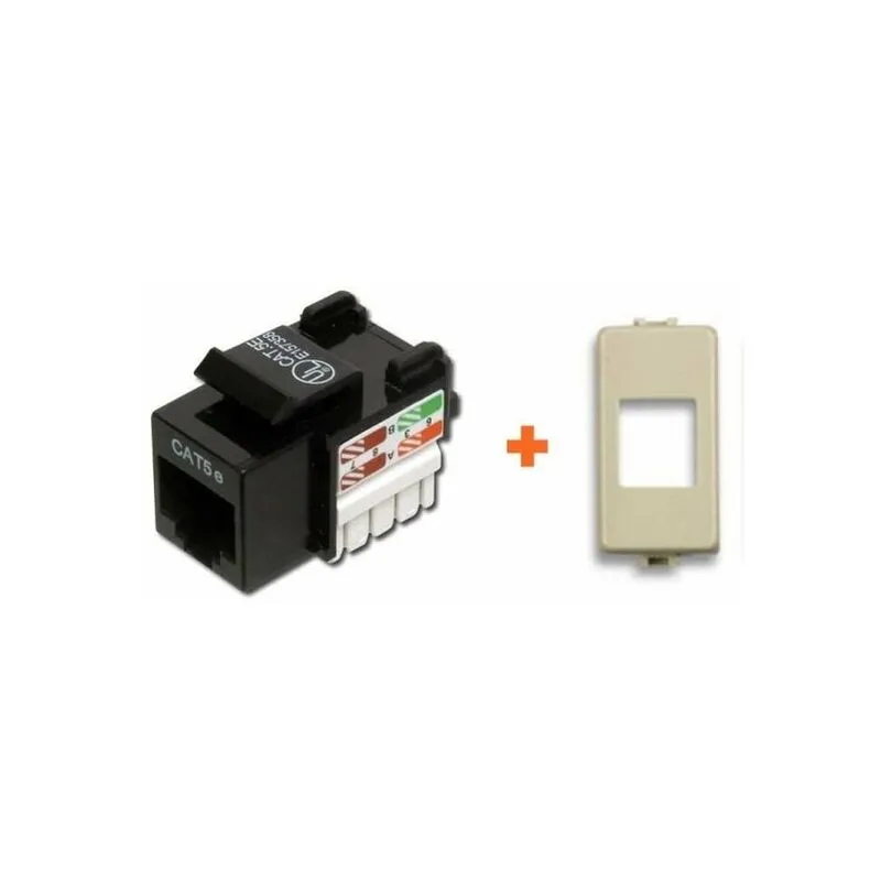 Presa di rete rj45 cat.5e utp compatibile serie Bticino Magic tt - 