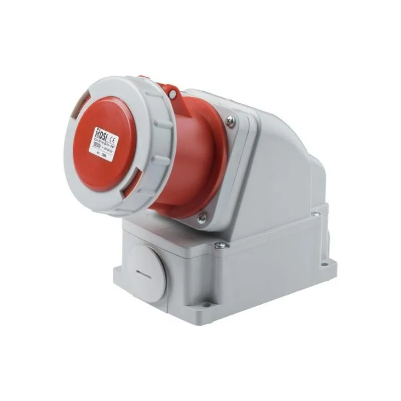 Presa industriale da parete, 380V, 3P+T, 63A, IP67 Rosi 1001268