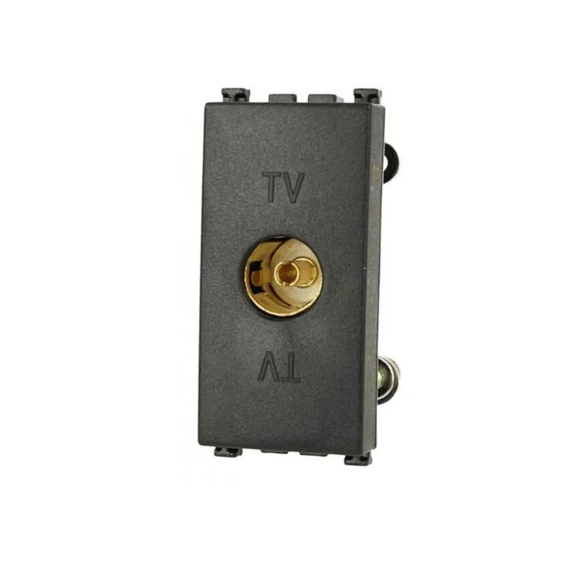 Presa tv Femmina Nero Compatibile Vimar Arke' SD9173D-1