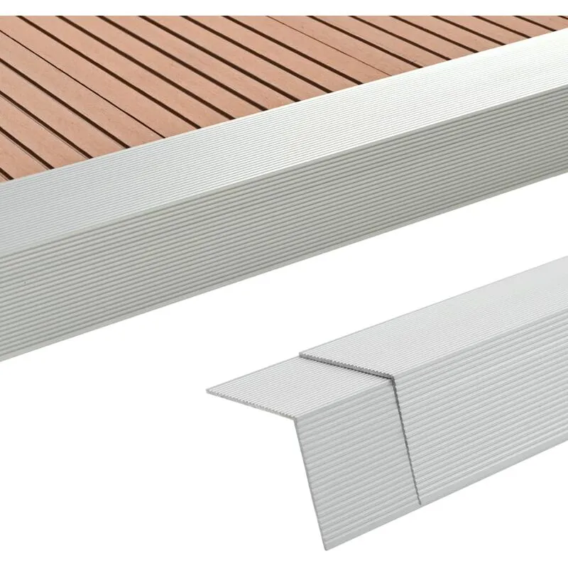 Torana - Profili Angolari per Decking in Alluminio 170 cm Argento