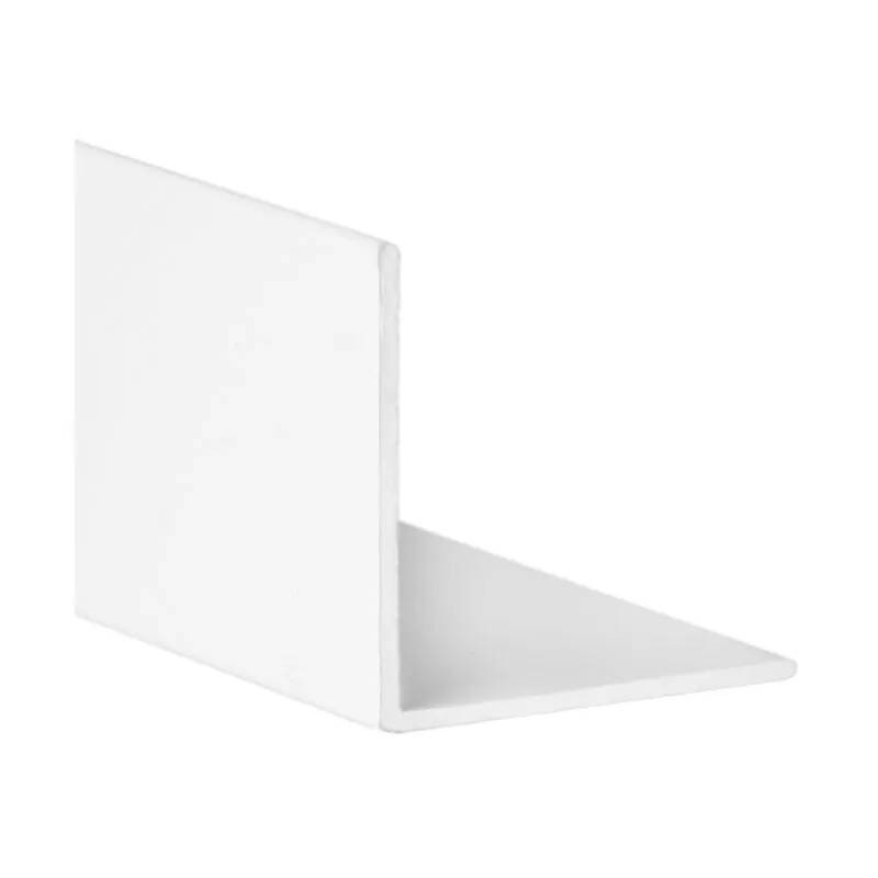 Profilo angolare In alluminio Finitura bianca Misure 10101000mm Lunghezza del profilo 1 metro Spessore 2 mm 1 unità - Bianco
