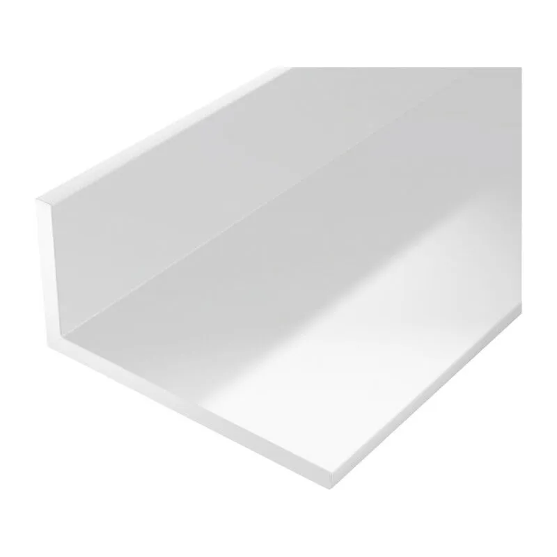 Alberts - Profilo Angolare In Plastica 2000 / 20X10Mm Bianco