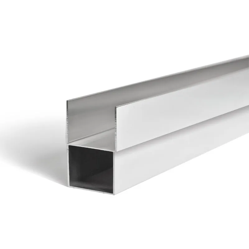Profilo di compensazione per box doccia porta sistema di estensione alluminio cromato tipo di accessorio per box corner - confezione 1