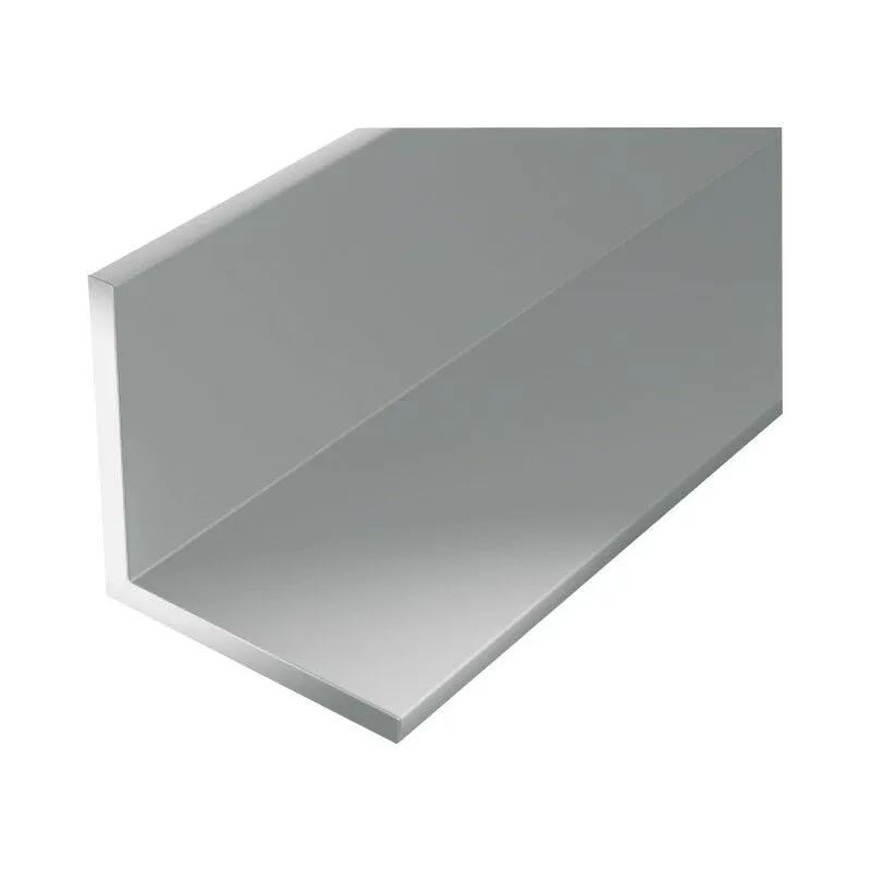 Alberts - Profilo In Alluminio Angolo Di 2000 / 10X10Mm Argento