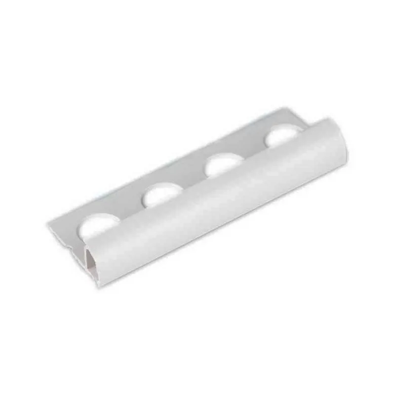 Dakiviva - Profilo jolly proteggi angolo in pvc bianco 2,6 metri : Modello - 10MM