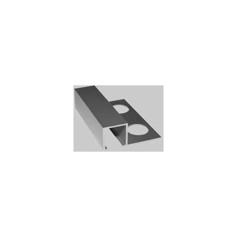 Profilo 'jolly' quadro per rivestimenti inox h 8 mm - lucido - barra 2,5 mt (2 metri lineari) arcansas