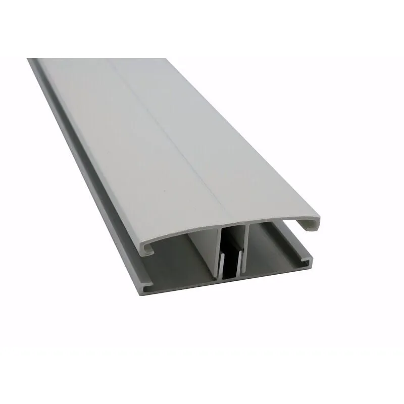 Profilo laccato avvitabile e copertura per giunzione copertura in policarbonato 10/16/32 mm Bianco ral 9010, e: 16/32 mm, l: 4 m