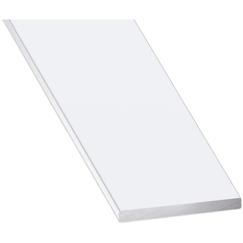 Cqfd - Piatto in alluminio laccato bianco, 30 x 2-1 m