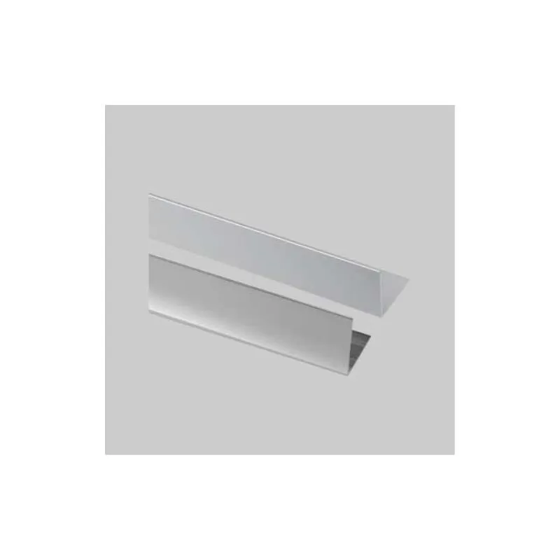 Profilo per rivestimenti angolare 20x20x1 mm - satinato - barra 3 mt (15 metri lineari) ARCANSAS