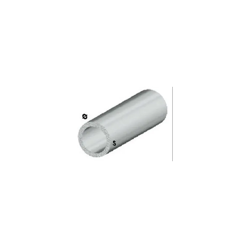 Profilo tubo tondo cm 200 h argento silver 12x1 mm profili alluminio