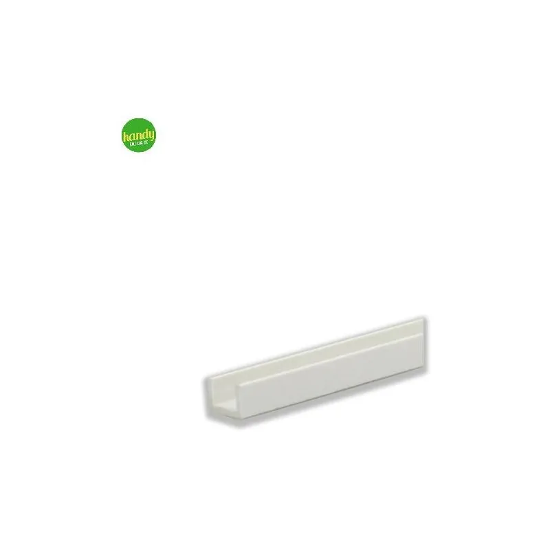 Profilo u pvc Arcansas 10x21 mt.2,6 bianco satinato