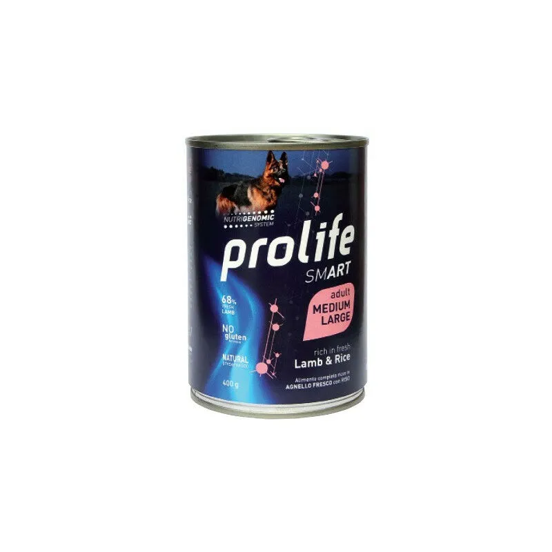 Prolife - Smart per Cani Adult m/l da 400 gr Agnello con Riso