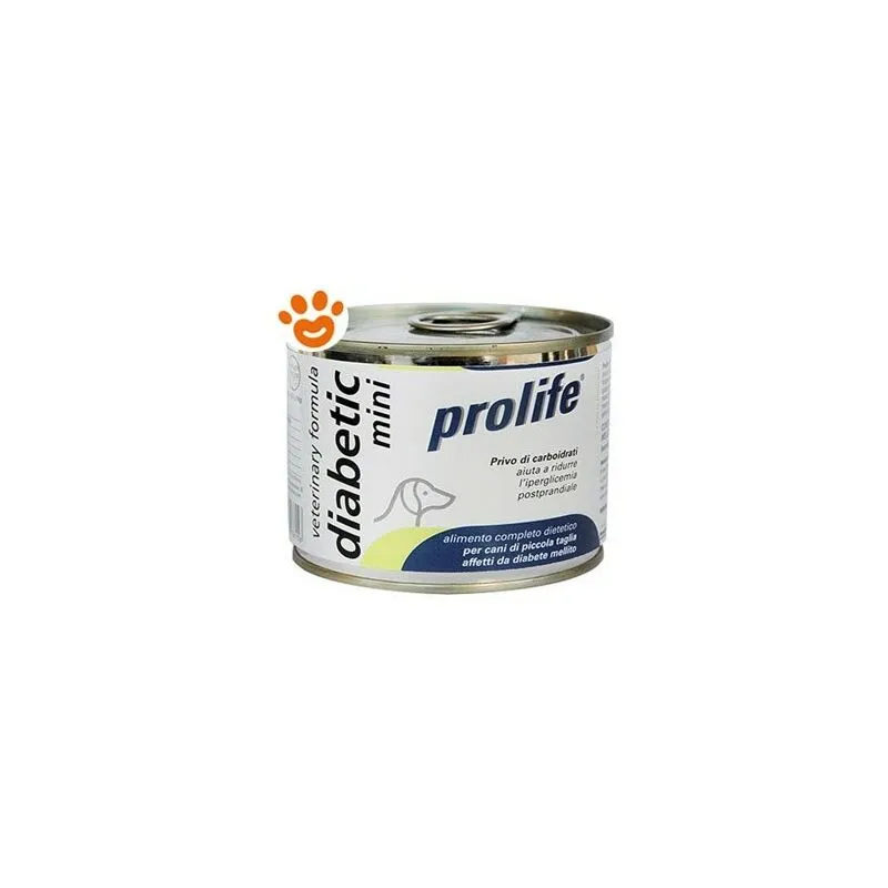 Dog Veterinary Mini Diabetic - Lattina da 200 gr - Prolife