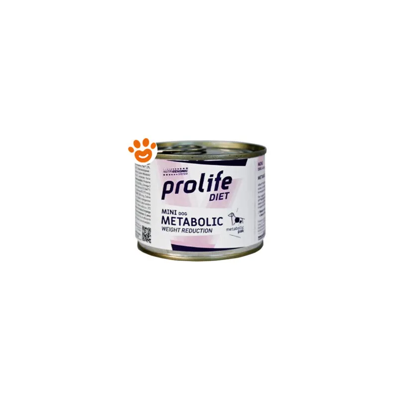 Prolife Dog Diet Veterinary Metabolic Weight Reduction Mini - Lattina Da 200 Gr