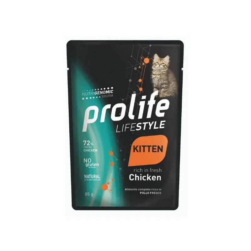 Prolife - LifeStyle per Kitten con Pollo bst da 85 gr