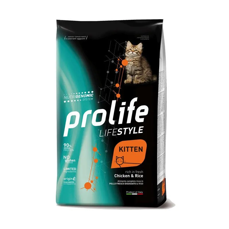 Prolife - Gatto Life Style Kitten Pollo e riso 1,5KG