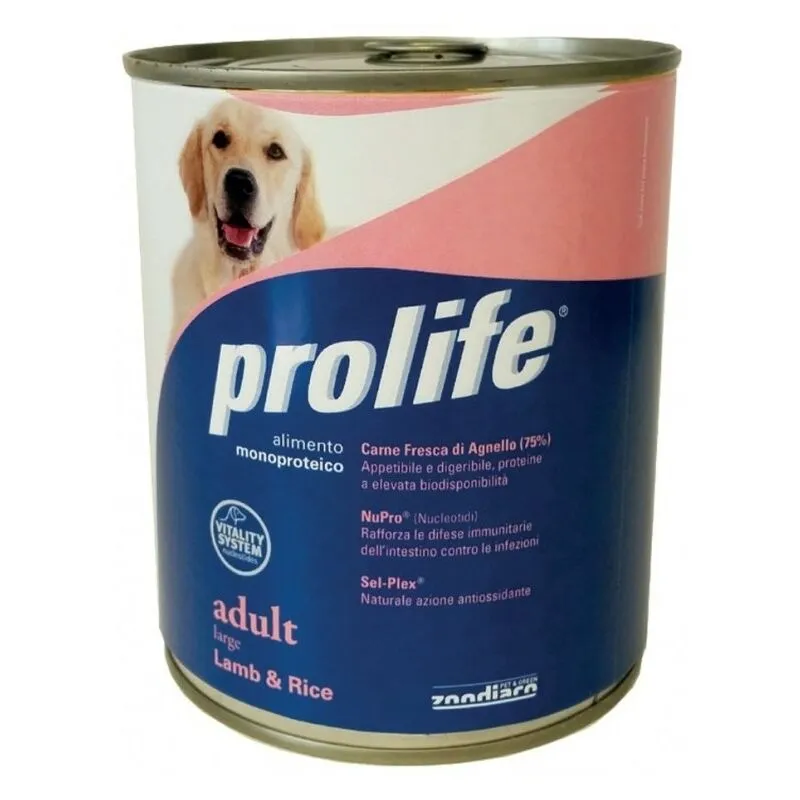 Cane - Adult Large Agnello & Riso Prolife 800 gr