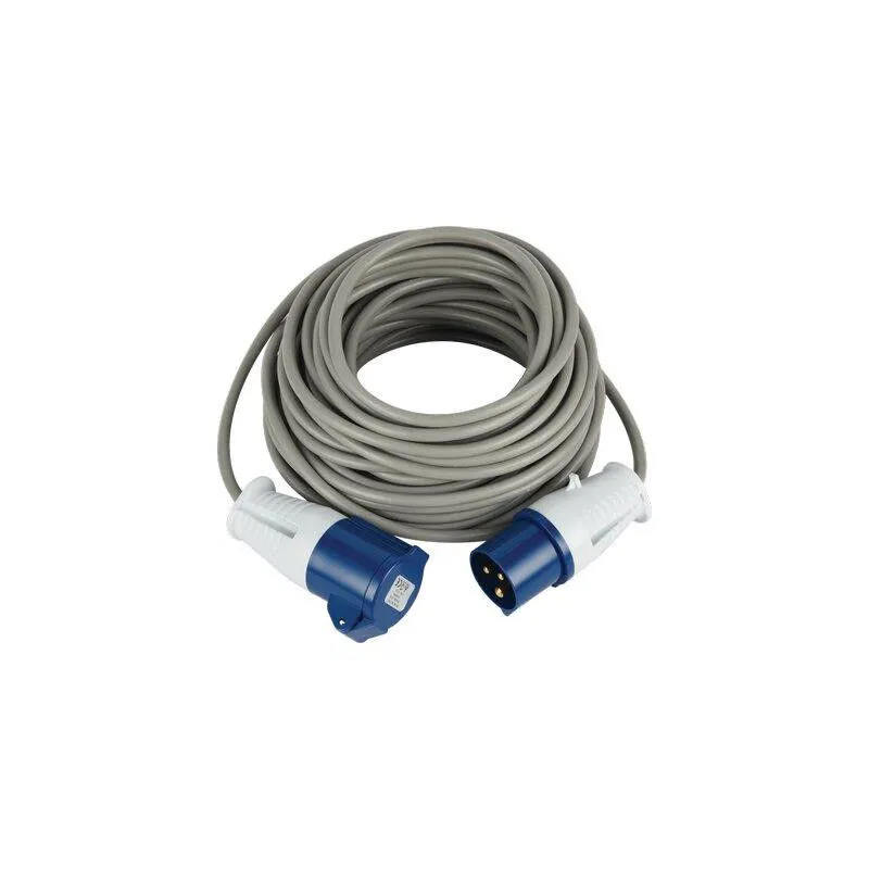 Prolunga industriale blu Electraline 2P+T 16A IP44 n°xmmq 3X1.5 mt 20