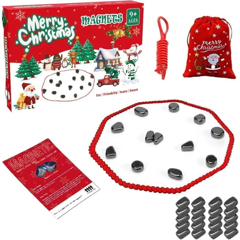 Promozione speciale 2024 Set di scacchi magnetici Giocattoli di scacchi magnetici Giochi educativi Regali di Natale per bambini