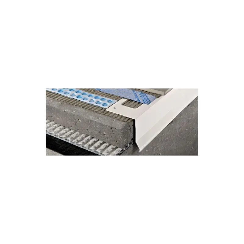 Proterrace profilo pc bianco (ral 9010) lucudo 80x55mm barre 2.7 ml.