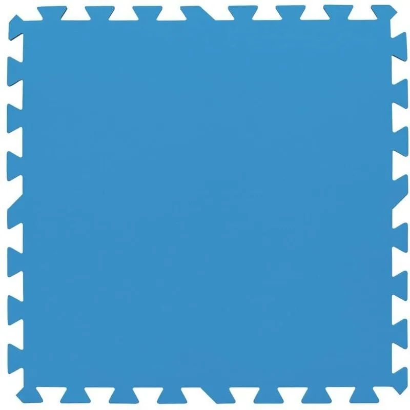 Salone Srl - Bestway Tappetini di Protezione per il Fondo della Piscina Blu 9 pezzi di 50 x 50 cm